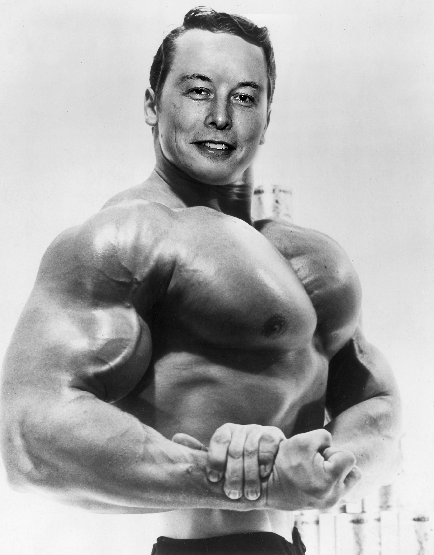 Elon Musk Photoshopped His Face Onto The Rock 's Body And It 's… Something  Else – Funny Or Die