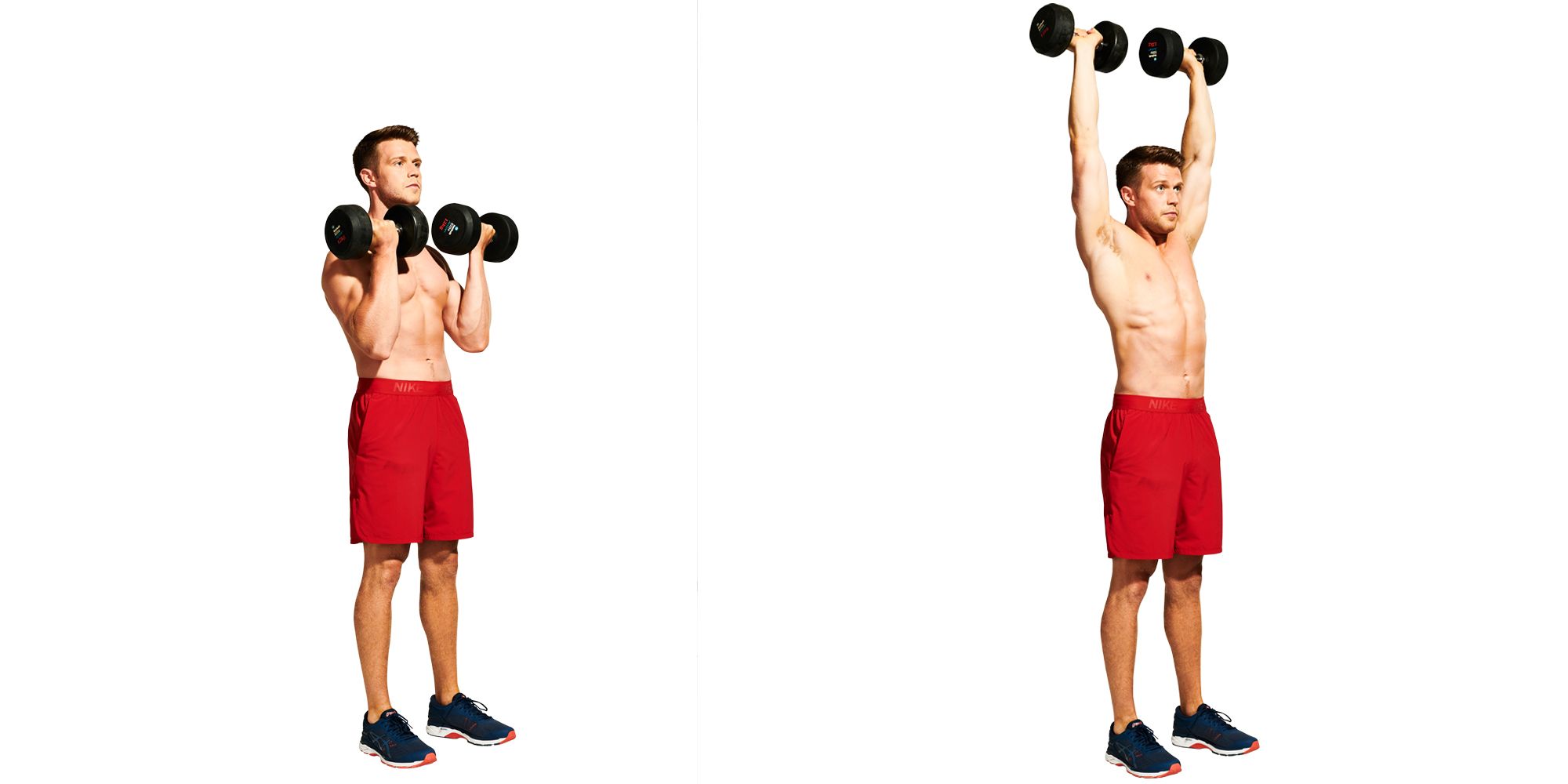 standing chest exercises with dumbbells