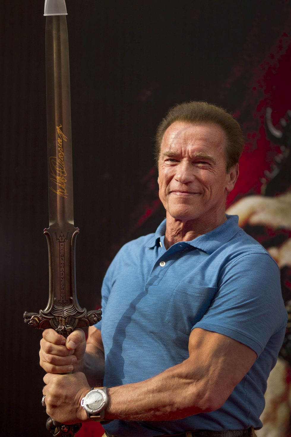 Arnold Schwarzenegger dejó de entrenar para grabar Conan el