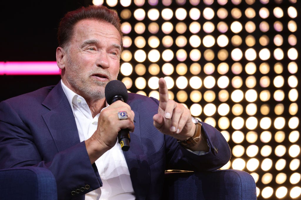 It's automatic, like breathing - Arnold Schwarzenegger says he will be  working out 'until he dies