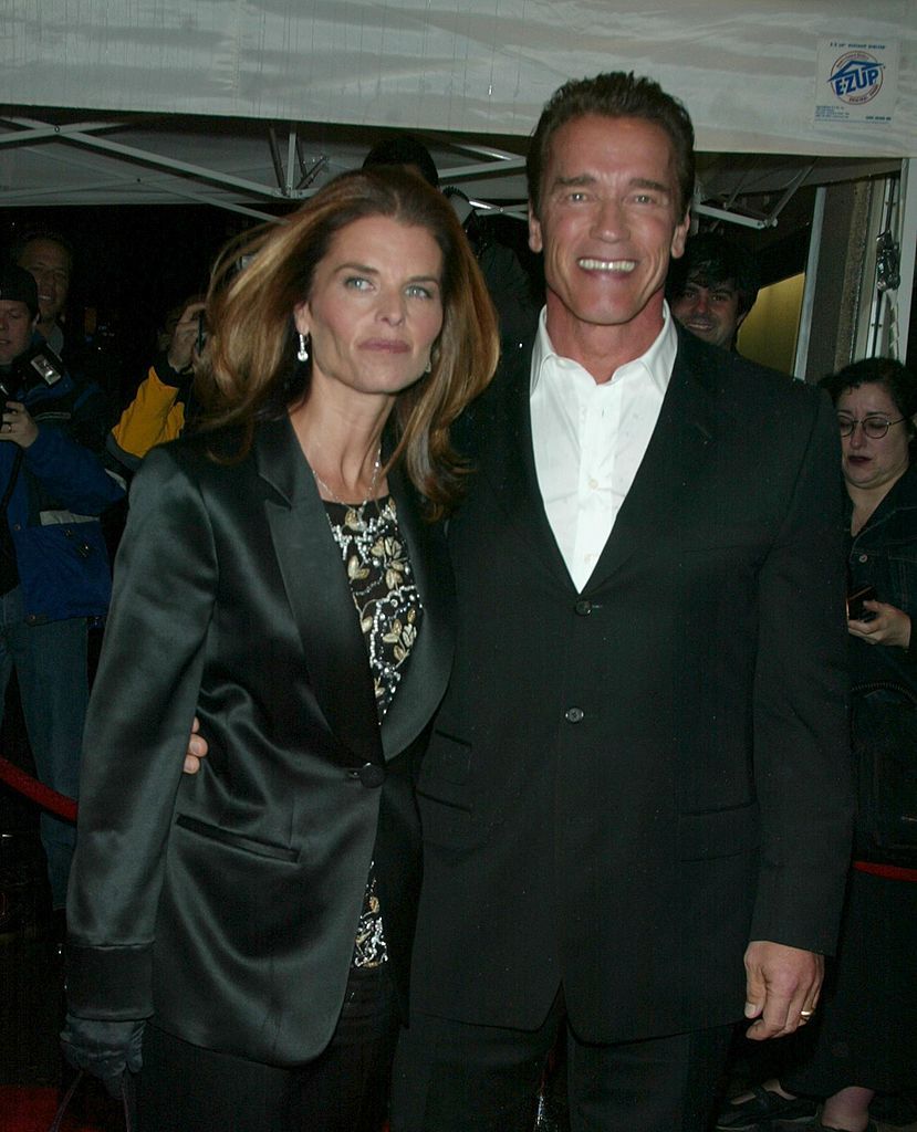 maria shriver arnold schwarzenegger during pumping iron the 25th anniversary new york premiere at loews tower east in new york city, new york, united states photo by jim spellmanwireimage