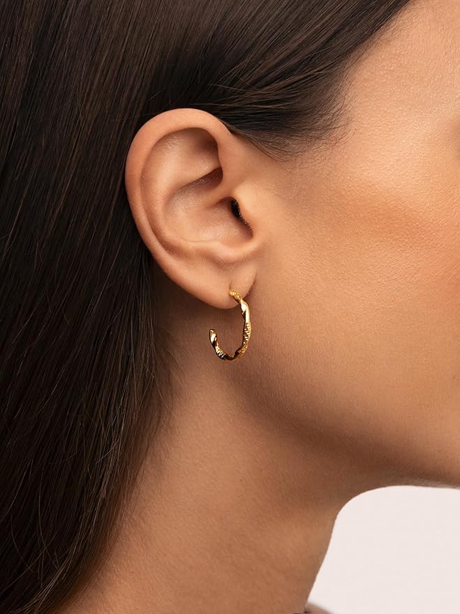 pendientes aros dorados