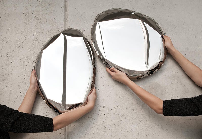 Mirror, Photography, Transparent material, Rear-view mirror, Metal, 