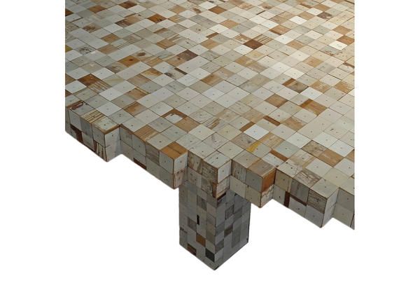 Table, Wall, Beige, Floor, Tile, Rectangle, Wood, Furniture, Brick, Room, 