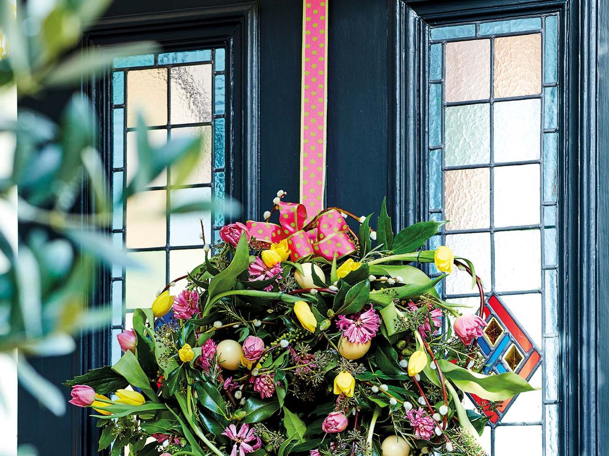 Letras decoradas con flores – La Fiesta de Olivia