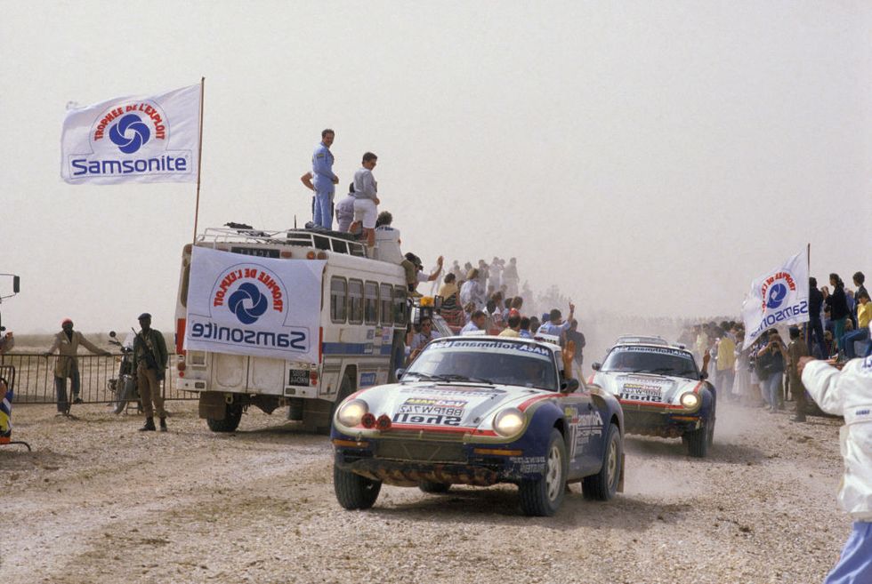 le rallye paris dakar en 1986
