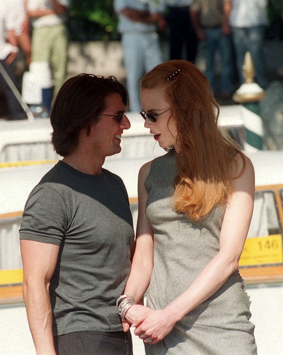 Venice Film Festival: Arrival of Tom Cruise and Nicole Kidman in Venice, Italia on September 01st , 1999.