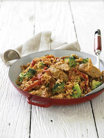 receta arroz con pollo y verduras
