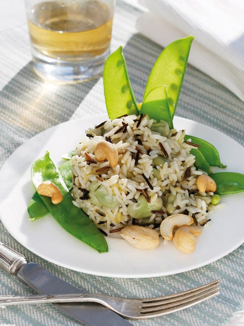 Arroz blanco con tirabeques y anacardos arroz blanco con tirabeques y anacardos