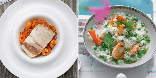 Arroz meloso y risotto