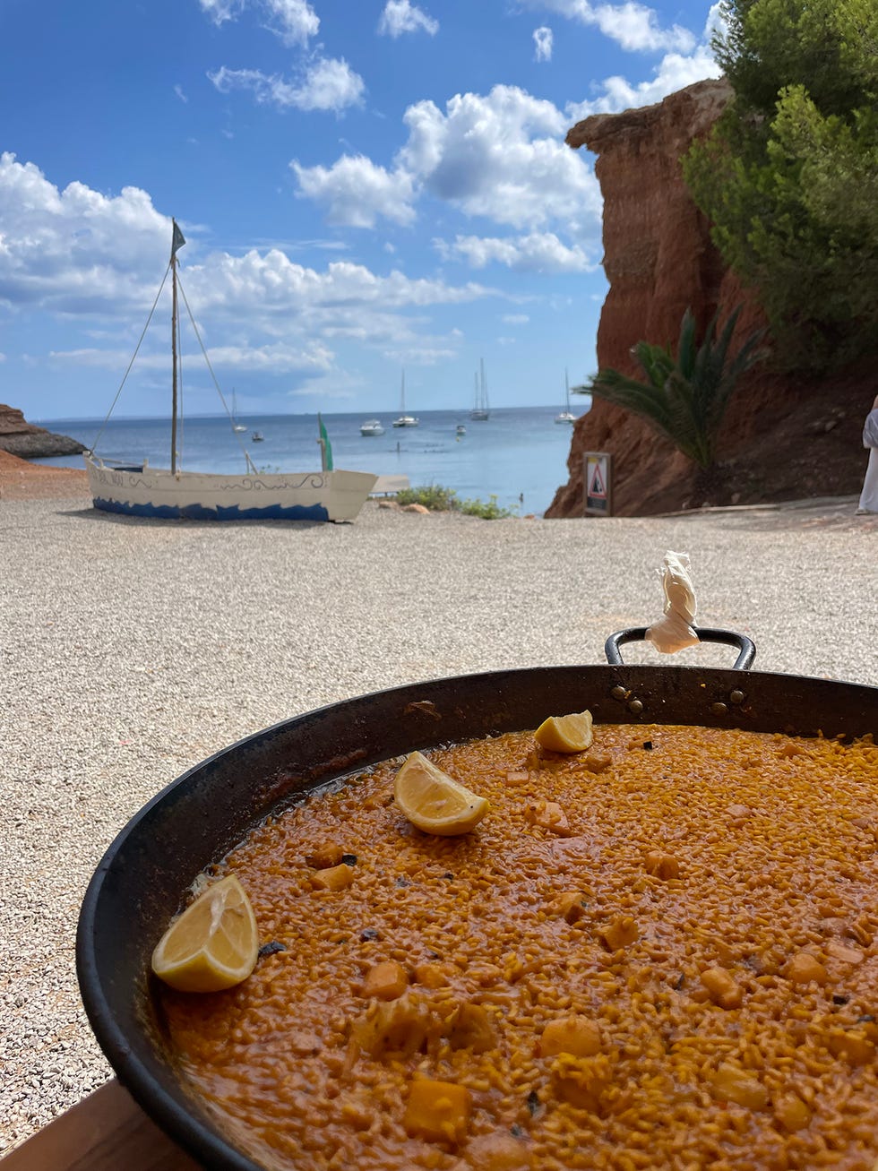 arroz de sa caleta, ibiza