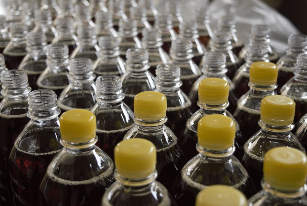 Yellow, Glass bottle, Bottle, Vegetable oil, Drink, Cooking oil, Soybean oil, Rice bran oil, Limoncello, Food, 