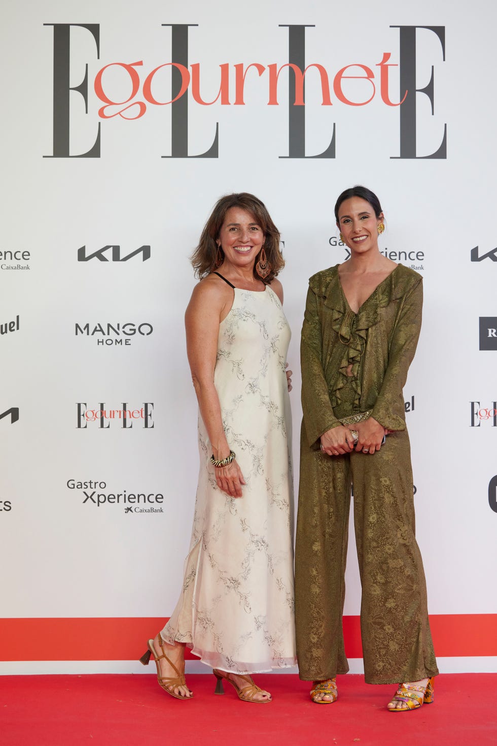 a couple of women posing for a picture