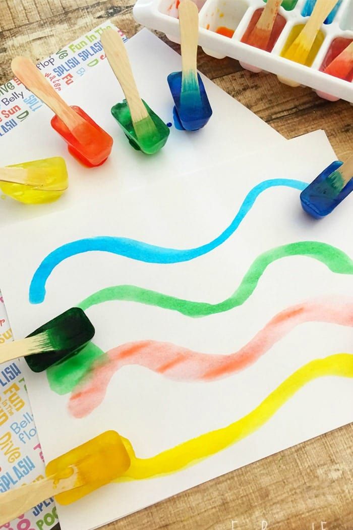Ice Paints - Fun Activity for Kids! - Mom Endeavors
