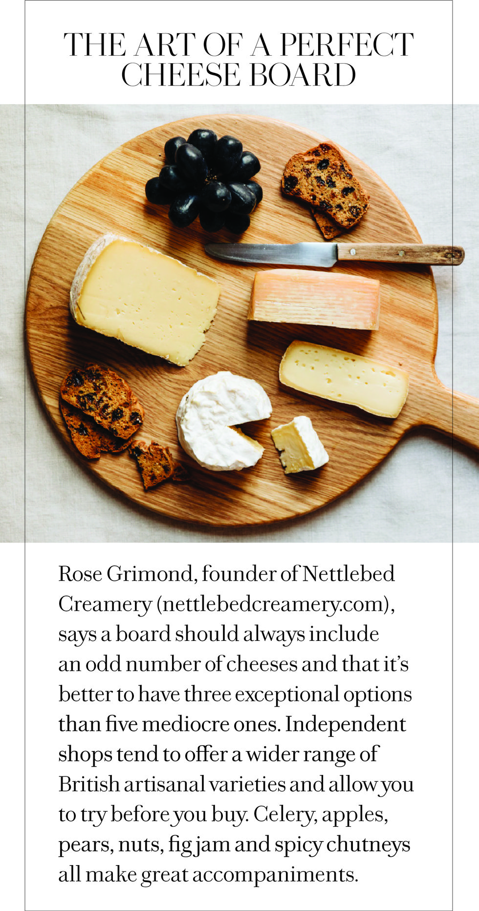 art of the perfect cheeseboard