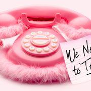 Pink, Product, Lip, Telephone, Mouth, Fur, 