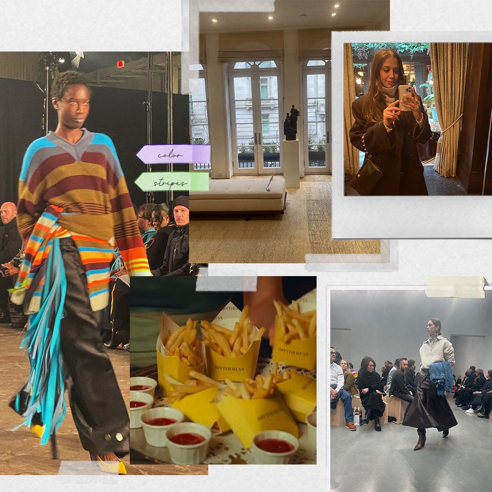 fashion show highlights interior setting food presentation