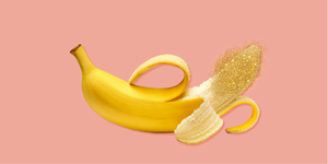 banaan met glitter