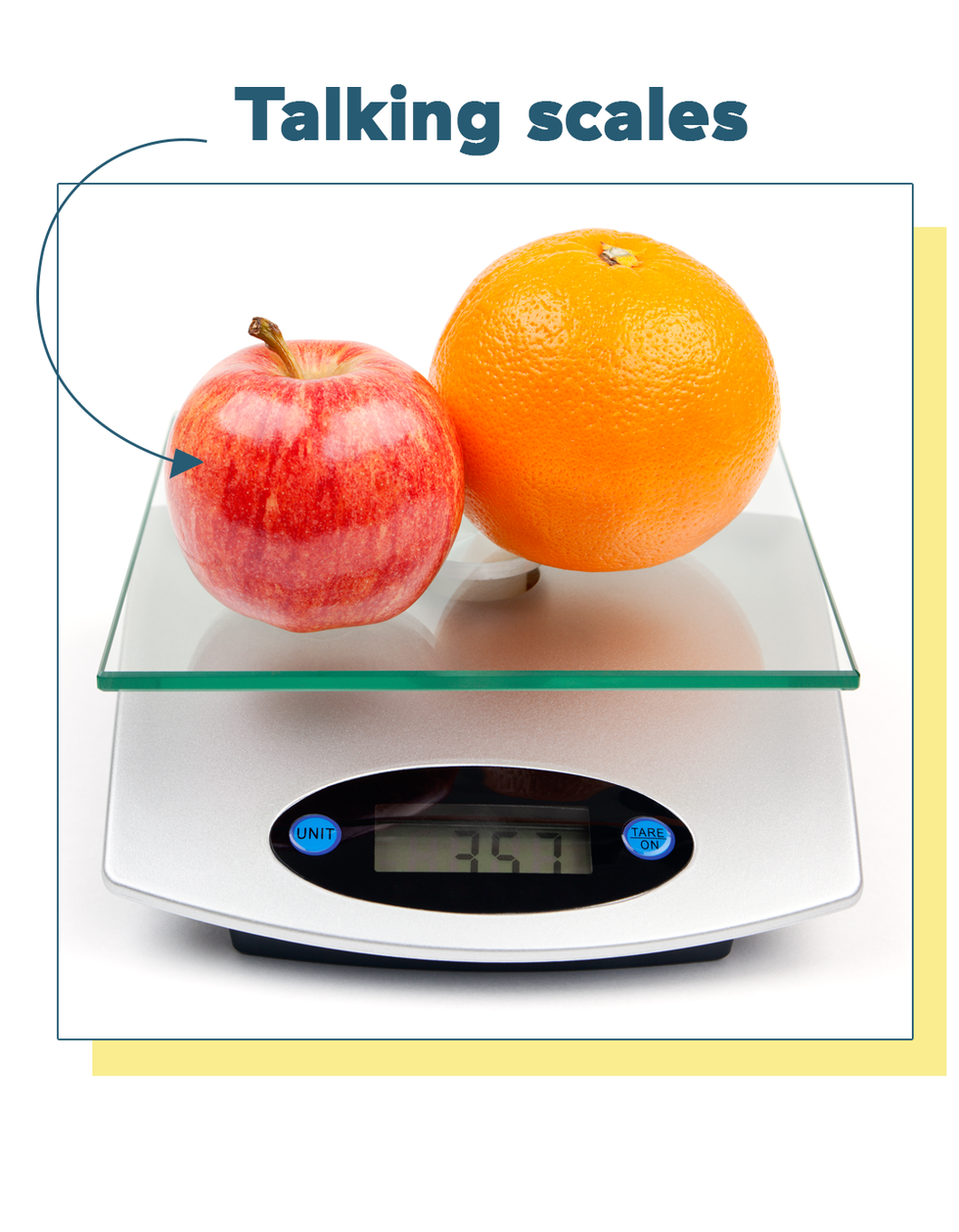 English Talking Kitchen Scale for Blind People or Visually Impaired