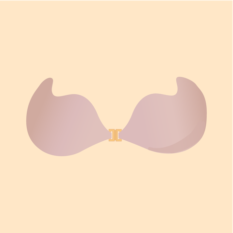 Brassiere, Undergarment, Lingerie, Bow tie, Pink, Beige, Moustache, Font, Illustration, Logo, 