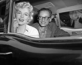 Marilyn Monroe and Arthur Miller