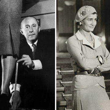 coco chanel and christian dior