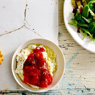 Tomato recipes for a salad, jam, and tarts