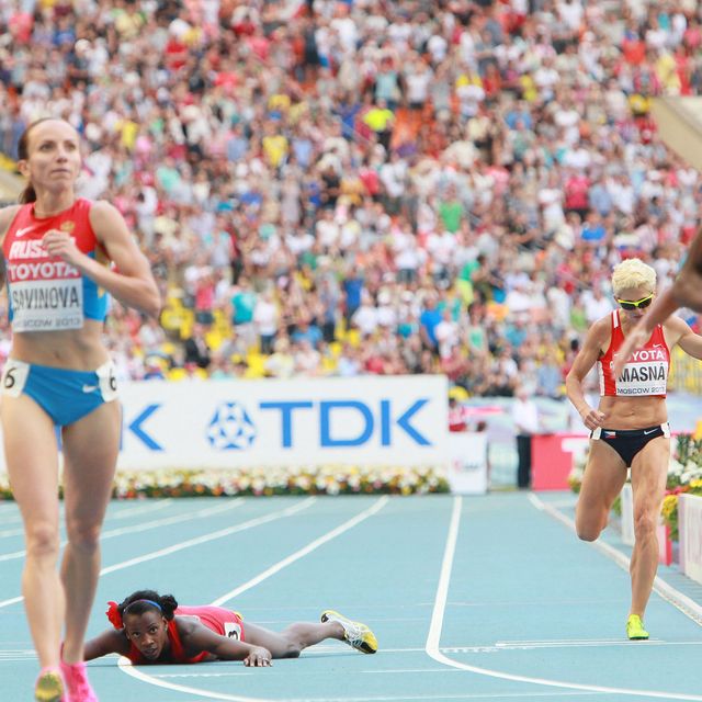 Alysia Montano at the 2013 World Championships in Moscow. 