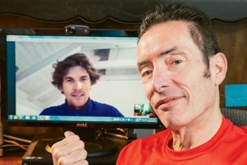 John Hanc and Jonas Mathys on Skype