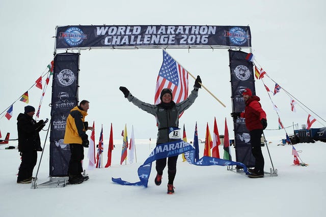 Photo of Becca Pizzi, 2016 World Marathon Challenge winner