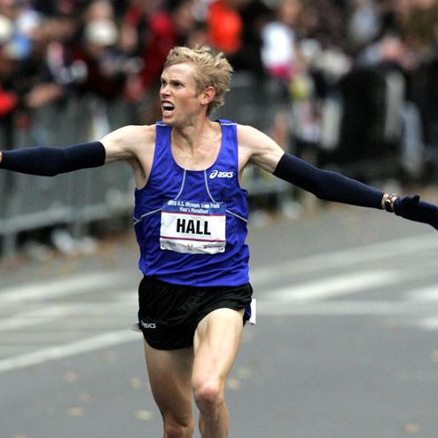 Ryan Hall wins the Olympic Trials in 2007