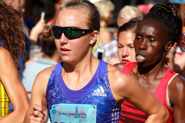 Neely Spence Gracey competes at Falmouth Road Race