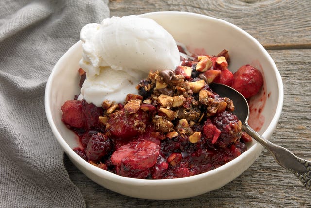 Chocolate-Berry Crisp