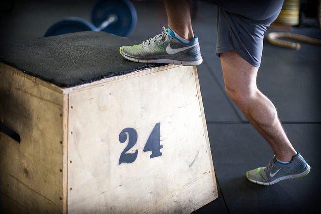 Box jumps.