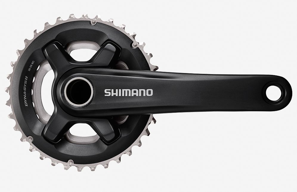 Shimano's MT700 crank is now offered with a 34/24 chainring combo