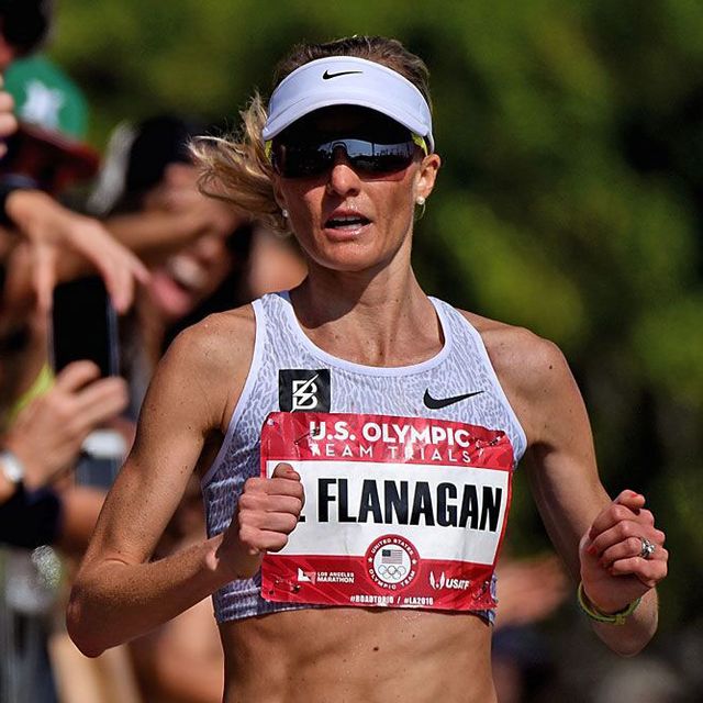 Shalane Flanagan at the 2016 Olympic Marathon Trials