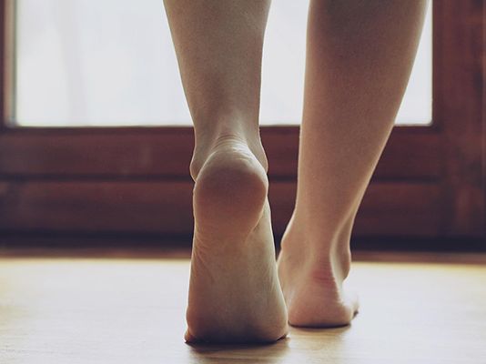 Getting Bare At Yoga: First My Feet And Then Me.