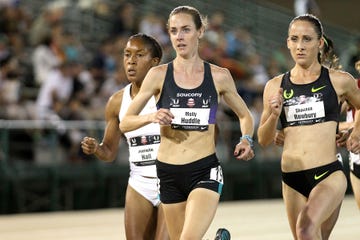 Huddle and Rowbury at the 2014 U.S. outdoor championships