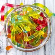 Varicocles condition bowl of gummi worms
