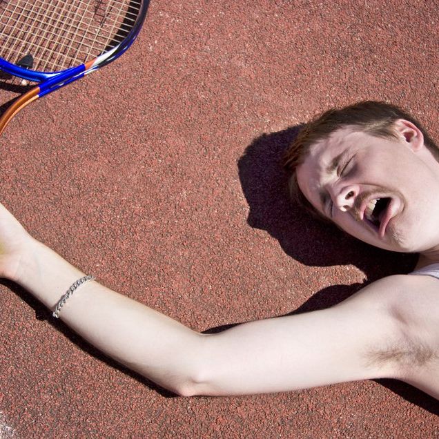 Bad tennis player