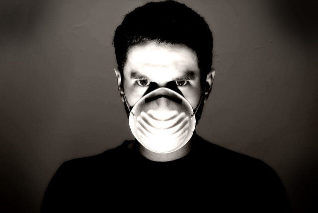 Flu mask.