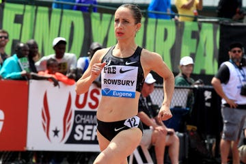 Shannon Rowbury at the 2015 Prefontaine Classic.