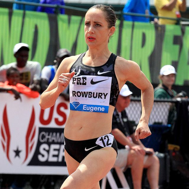 Shannon Rowbury at the 2015 Prefontaine Classic.