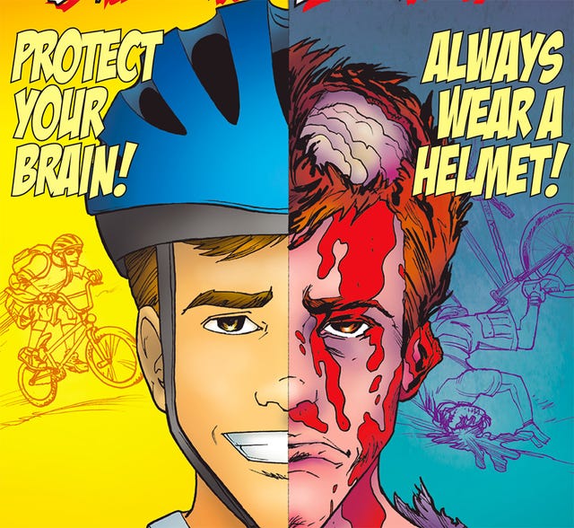 Graphic Bike-Safety Comics Shock Arizona | Bicycling