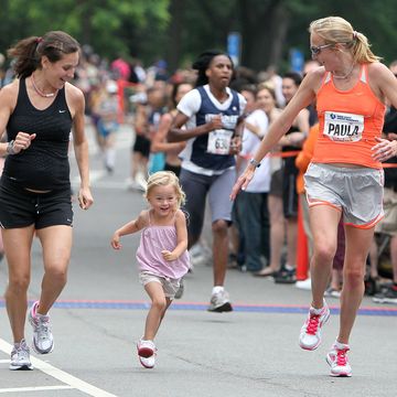 Kara Goucher and Paula Radcliffe run while pregnant