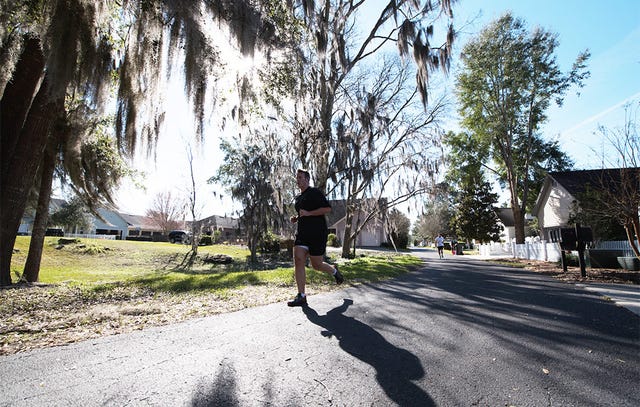 Ted running
