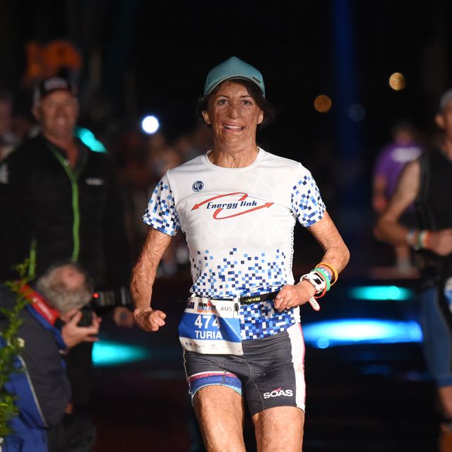 Turia Pitt finishes an Ironman