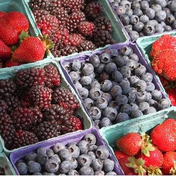 Spring farmer's market berries Spring farmer's market berries