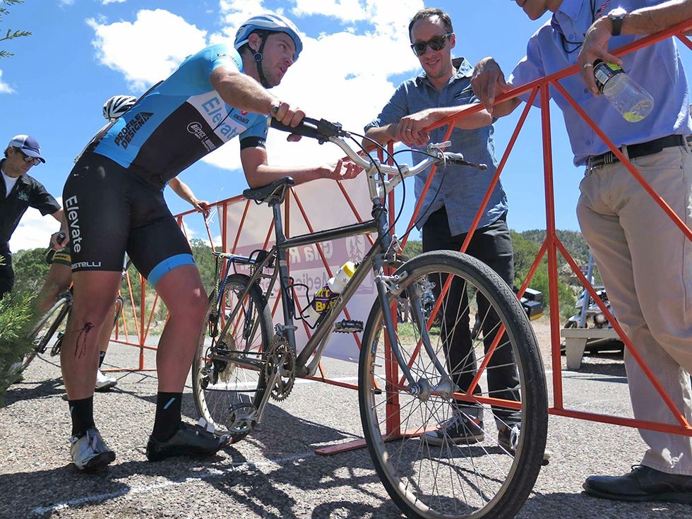 Pro Rider Finishes Tour of the Gila on Fan's Mountain Bike Bicycling