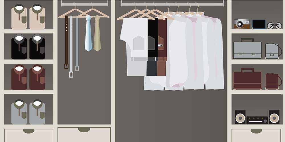 Women's Closet vs Men's Closet, How to Make It Work
